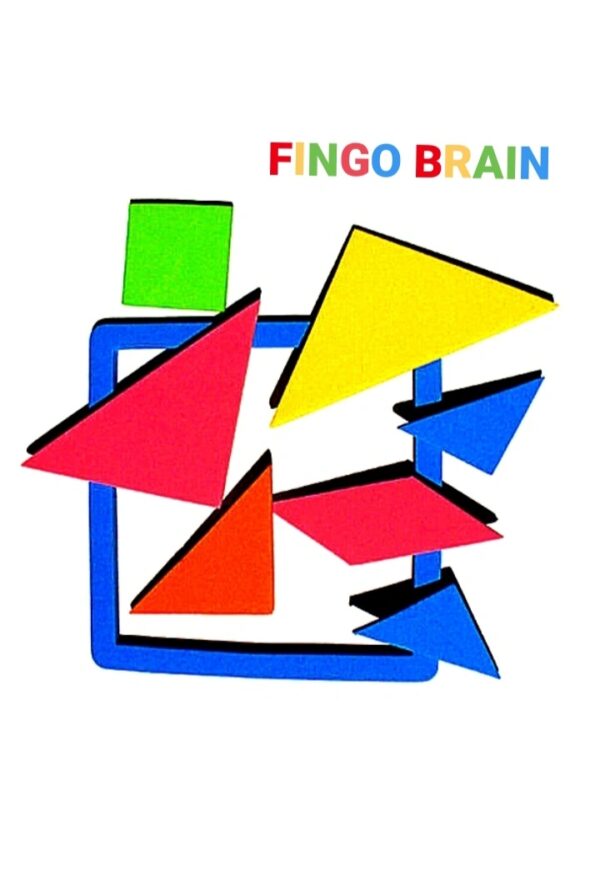 Fingo Brain Magnetic Tangram +3 in 1 magnetic Board and marker with duster
