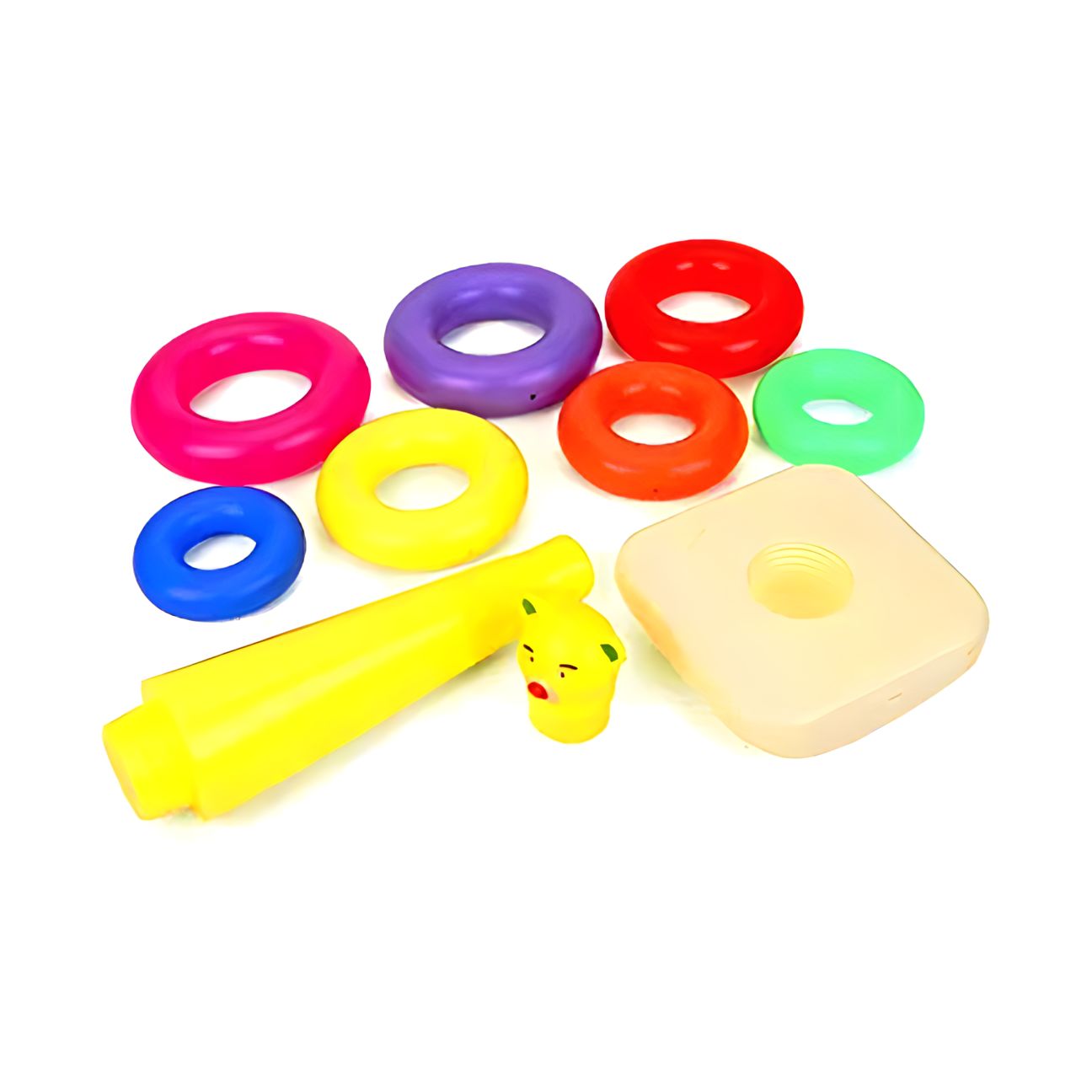 fcity.in - Hop Enterprise Teddy Ring Stacking And Sorting Game Multicolour 7